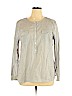 Ann Taylor LOFT 100% Cotton White Long Sleeve Blouse Size XL - photo 1