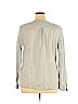 Ann Taylor LOFT 100% Cotton White Long Sleeve Blouse Size XL - photo 2
