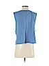 Wildfox 100% Cotton Blue Sleeveless T-Shirt Size S - photo 2