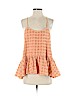 Tibi Orange Sleeveless Blouse Size 4 - photo 1