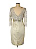 Kay Unger Gold Cocktail Dress Size 6 - photo 2