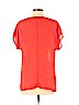 Forever 21 100% Polyester Red Short Sleeve Blouse Size S - photo 2