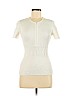 Akris Punto White Short Sleeve Top Size 6 - photo 1