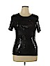 Sutton Studio Black Short Sleeve Top Size XL - photo 1