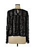 Express 100% Rayon Black Long Sleeve Blouse Size XL - photo 2