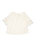 Old Navy Solid Ivory 3/4 Sleeve Blouse Size 10 - 12 - photo 2