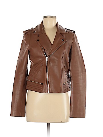 Maje Leather Jacket (view 1)