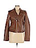 Maje 100% Leather Brown Leather Jacket Size EU (FR) 40 / US 8 - photo 1