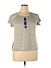 Unbranded Gray Short Sleeve Henley Size XL - photo 1