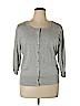 Pina Rossi Gray Cardigan Size 1X - photo 1