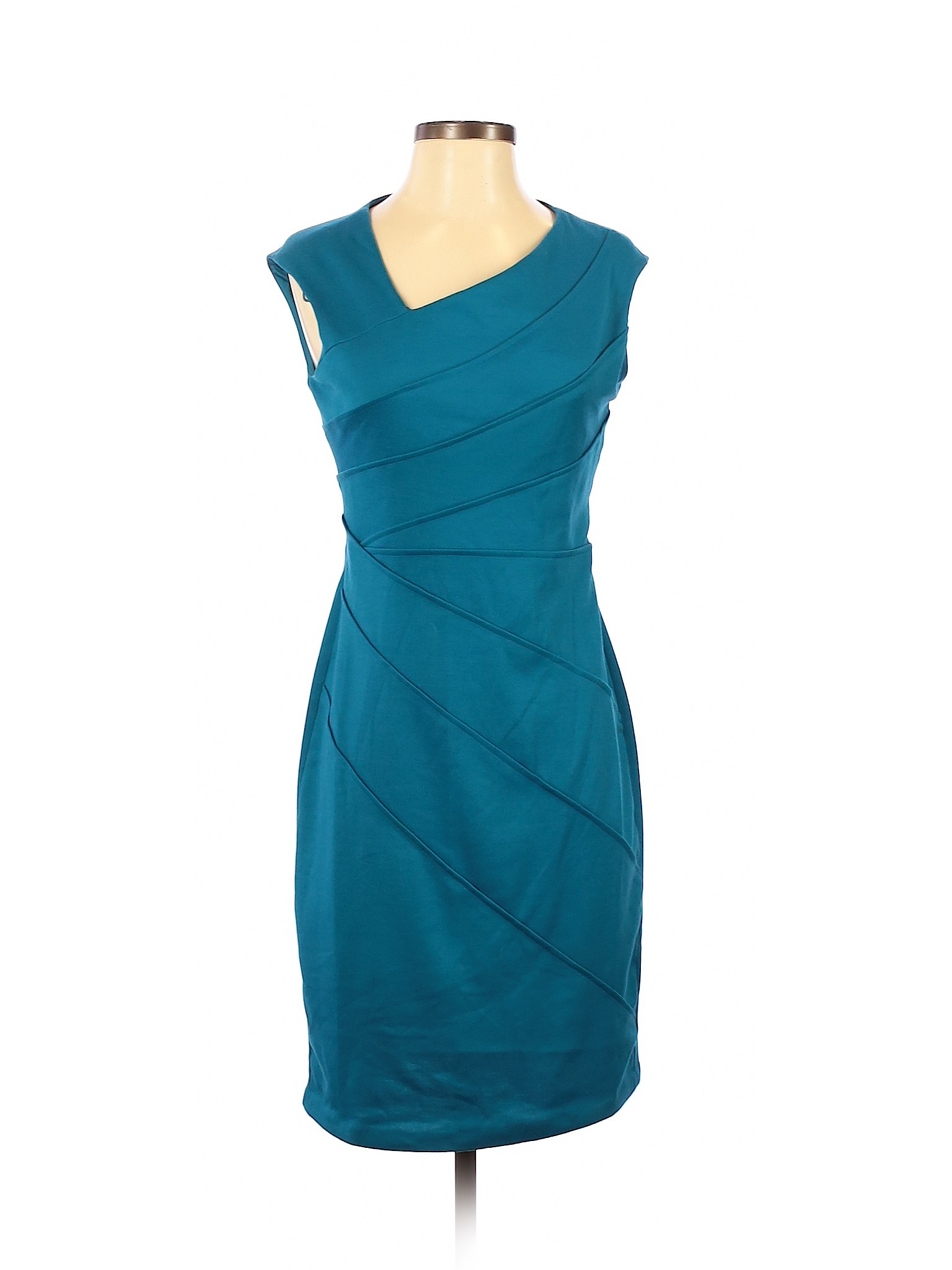 Roz & Ali Women Green Casual Dress 4 | eBay