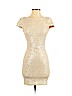 Dress the Population Tan Cocktail Dress Size XS - photo 1