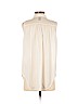 H&M 100% Polyester Ivory Sleeveless Blouse Size S - photo 2