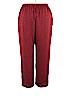 Liz Claiborne 100% Polyester Burgundy Casual Pants Size 3X - photo 2