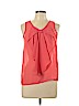 BCX 100% Polyester Red Sleeveless Blouse Size M - photo 1