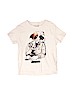 Zara 100% Cotton White Short Sleeve T-Shirt Size 5 - photo 1