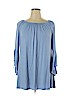 Honeyme Blue Long Sleeve Top Size XXL - photo 1