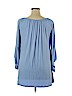 Honeyme Blue Long Sleeve Top Size XXL - photo 2