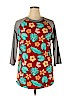 Lularoe Red 3/4 Sleeve T-Shirt Size XL - photo 1