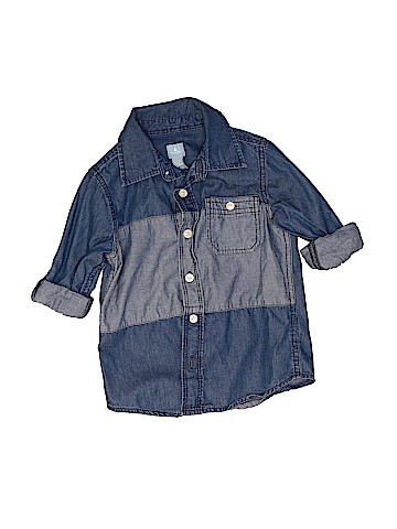 Baby Gap Outlet Long Sleeve Button-Down Shirt (view 1)