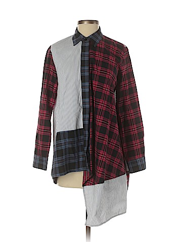 Zara Long Sleeve Button-Down Shirt (view 1)