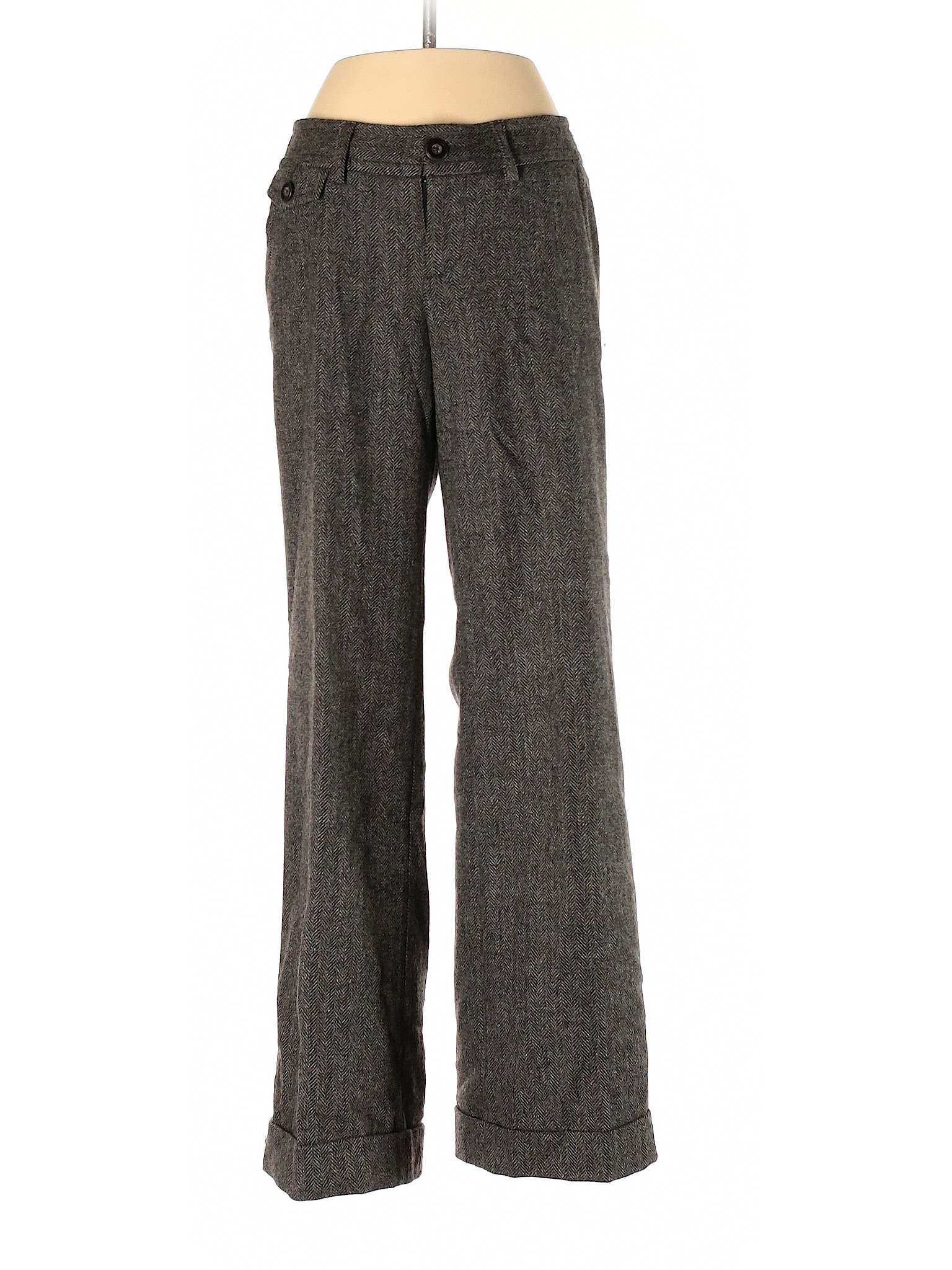 Eddie Bauer Women Gray Wool Pants 2 Petites | eBay