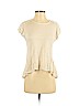 Eyeshadow Ivory Short Sleeve Top Size S - photo 1