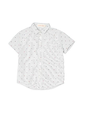 Deux Par Deux Short Sleeve Button-Down Shirt (view 1)