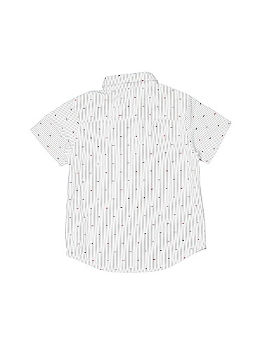 Deux Par Deux Short Sleeve Button-Down Shirt (view 2)
