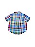 Ralph by Ralph Lauren 100% Cotton Blue Short Sleeve Button-Down Shirt 6-9 MO / 9 MO - photo 2