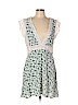 Free People 100% Viscose Green Casual Dress Size 12 - photo 1