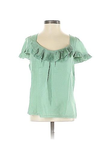 Leifsdottir Short Sleeve Silk Top (view 1)