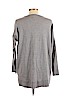 Eileen Fisher 100% Merino Wool Gray Pullover Hoodie Size L - photo 2