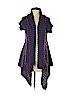 BCBGMAXAZRIA 100% Acrylic Purple Cardigan Size S - photo 1