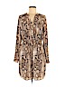 Banana Republic 100% Polyester Brown Casual Dress Size 6 - photo 1