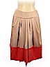 Valentino Roma 100% Polyester Tan Casual Skirt Size 10 - photo 1