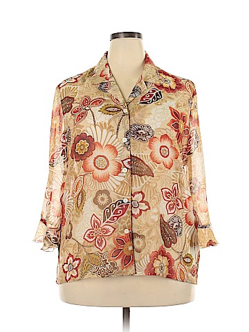 Alfred Dunner 3/4 Sleeve Blouse (view 1)