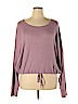 Express Purple Long Sleeve Top Size XL - photo 1