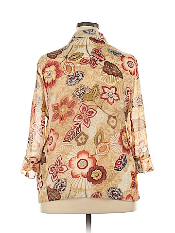 Alfred Dunner 3/4 Sleeve Blouse (view 2)