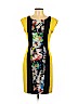 BCBGMAXAZRIA 100% Polyester Yellow Casual Dress Size 10 - photo 1