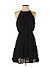 Lush 100% Polyester Black Casual Dress Size S - photo 1