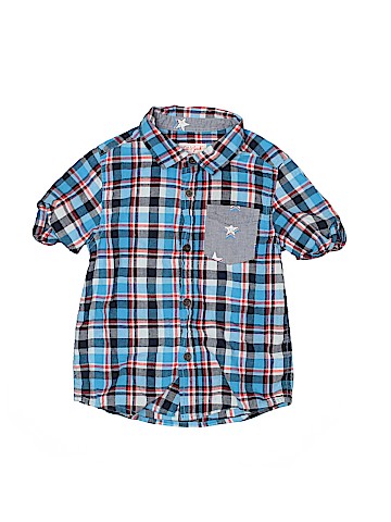 Cat & Jack Short Sleeve Button-Down Shirt (view 1)