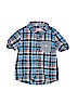 Cat & Jack 100% Cotton Blue Short Sleeve Button-Down Shirt Size 5T - photo 1