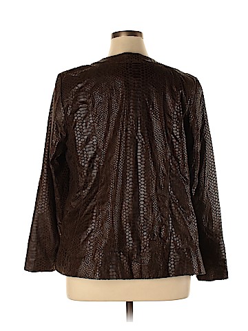 Dana Buchman Faux Leather Jacket (view 2)