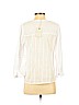 Lucky Brand 100% Cotton White 3/4 Sleeve Blouse Size XS - photo 2