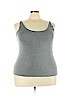 Lane Bryant 100% Cotton Gray Tank Top Size 18 - 20 Plus - photo 1