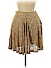 Taylor & Sage 100% Polyester Tan Faux Leather Skirt Size M - photo 2