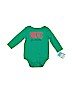 Circo 100% Cotton Green Long Sleeve Onesie Size 3-6 mo - photo 1