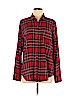 Hollister Red Long Sleeve Button-Down Shirt Size M - photo 1