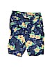H&M 100% Cotton Floral Blue Shorts Size 7 - 8 - photo 1
